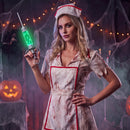 LED Light-Up Radioactive Syringe Prop - Mad Scientist Costume Accessory