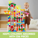 236Pcs with Motorized Elevator Construction STEM Educational Building Blocks Toys