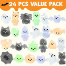 24 PCS Halloween Squishy Toys