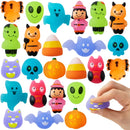 24 Halloween Mochi Squishy Toys glow in the dark
