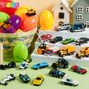 24Pcs Cars Prefilled Easter Eggs
