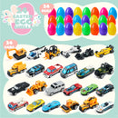 24Pcs Cars Prefilled Easter Eggs