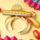 24Pcs Cinco de Mayo Sombrero Headbands for Mexican Themed Fiesta Party