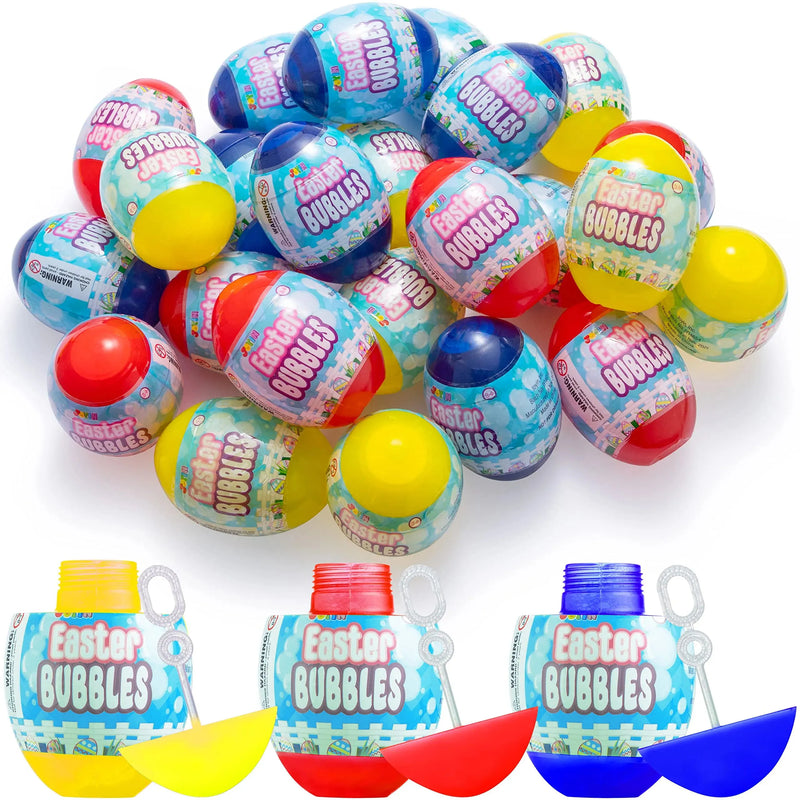 24Pcs Easter Egg Bubble Wands