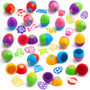 24 Pcs Easter Egg Stampers Self Inking Toys for Egg Hunt, Party Favors & Classroom Prizes