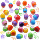 24 Pcs Easter Egg Stampers Toys for Egg Hunt, Party Favors & Classroom Prizes