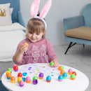 24 Pcs Easter Egg Stampers Toys for Egg Hunt, Party Favors & Classroom Prizes