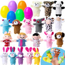 24Pcs Finger Puppets Prefilled Easter Eggs 3in