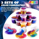 24Pcs Galaxy Slime Cup Party Favors Classroom Reward