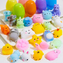 24 Pcs Easter Prefilled Eggs with Mochi Squishy Toys
