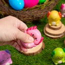 24Pcs Prefilled Easter Eggs with Axolotl Squishy Toys for Egg Hunt, Party Favors & Basket Stuffers