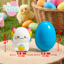 24Pcs Prefilled Easter Eggs with Axolotl Squishy Toys for Egg Hunt, Party Favors & Basket Stuffers