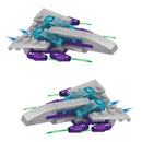 24Pcs Prefilled Hearts with Spaceship Building Blocks and Valentines Day Cards for Kids-Classroom Exchange Gifts