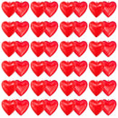 24Pcs Prefilled Hearts with Spaceship Building Blocks and Valentines Day Cards for Kids-Classroom Exchange Gifts