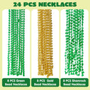 24Pcs St. Patrick’s Day Necklaces Set