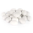 24 Pcs Unpainted White Wooden Easter Eggs for DIY Decor & Easter Hunt