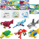 Animal Building Blocks Valentines Heart Boxes Filled for Kids Valentines Cards