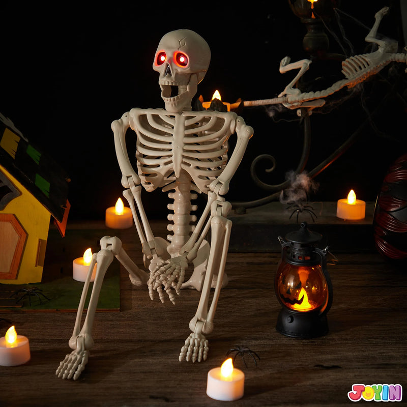 24in Halloween Skeleton Full Body Human Plastic Bones