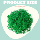 24oz (680g) Easter Dark Green Grass, Pure Dark Green Recyclable Paper Grass