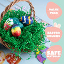 24oz (680g) Easter Dark Green Grass, Pure Dark Green Recyclable Paper Grass