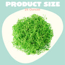 24oz (680g) Easter Pure Light Green Recyclable Paper Grass for Easter Egg Hunt