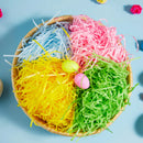 24oz (680g) Multicolor Rainbow Easter Grass, Recyclable Paper Grass Shred Pastel Colors