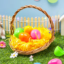 24oz (680g) Multicolor Rainbow Easter Grass, Recyclable Paper Grass Shred Pastel Colors