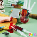 20 ml Reusable Plastic Tubes Container with caps, 24 Pcs