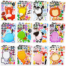 24 pcs Make-a-face Sticker Sheets
