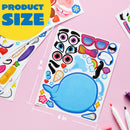 24 pcs Make-a-face Sticker Sheets