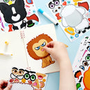 24 pcs Make-a-face Sticker Sheets