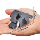 24pcs Safari Animal Building Blocks with Valentines Day Cards for Kids-Classroom Exchange Gifts