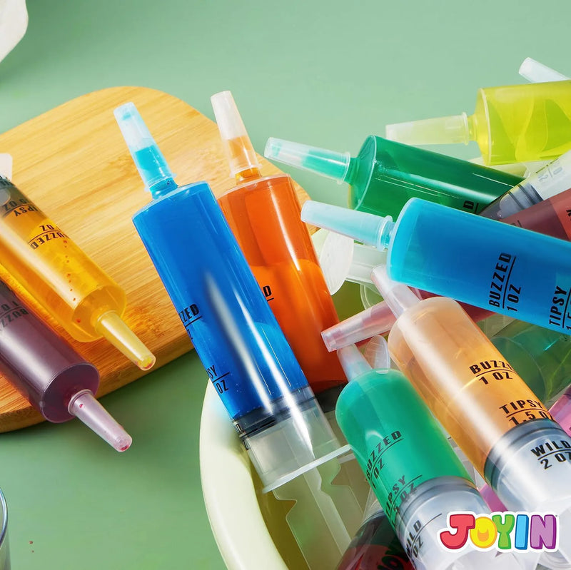 Jelly Shot Plastic Tube Containers, 25 pcs