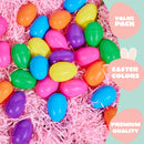 264Pcs 3.15in Colorful Plastic Easter Egg Shell