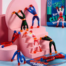 28 Pack Valentine’s Day Ninja Sticky Man with Cards, Classroom Exchange Gift for Kids