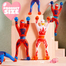 28 Pack Valentine’s Day Ninja Sticky Man with Cards, Classroom Exchange Gift for Kids