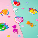 28 Pack Valentine’s Day Sticky Heart Toys Gift for Kids Classroom Exchange