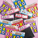28Pack Valentines Day Gifts Cards with Foam Tic-Tac-Toe Mini Board Game Toys