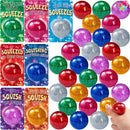 28 Packs Valentine’s Day Stretchy Balls with Cards, Classroom Exchange Gift for Kids