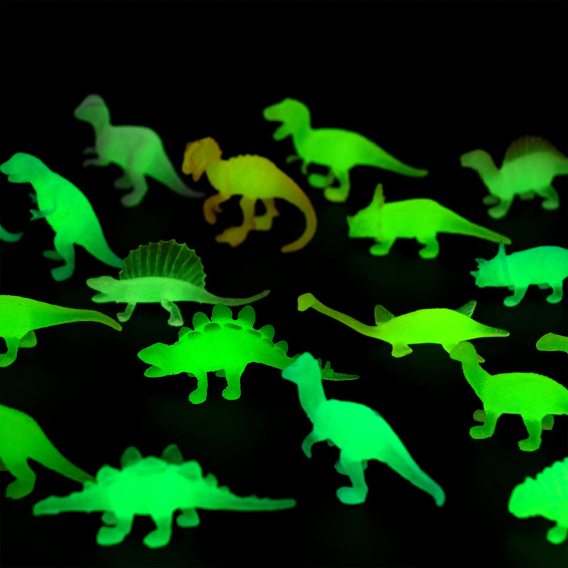 28 Packs Valentines Day Cards with Glow in Dark Dinosaur Toys for Kids Classroom Exchange Prizes
