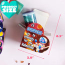 28Pcs Cosmic Realm Valentine Slime in Boxes with Kids Valentines Cards