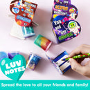 28Pcs Cosmic Realm Valentine Slime in Boxes with Kids Valentines Cards