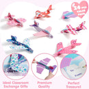 28Pcs Foam Airplanes with Valentines Day Cards for Kids-Classroom Exchange Gifts