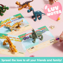 28Pcs Kids Valentines Cards With Dinosaurs-Classroom Exchange Gifts