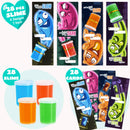 28Pcs Kids Valentines Cards with Glow in The Dark Slime-Classroom Exchange Gift