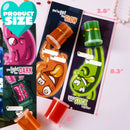 28Pcs Kids Valentines Cards with Glow in The Dark Slime-Classroom Exchange Gift