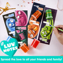 28Pcs Kids Valentines Cards with Glow in The Dark Slime-Classroom Exchange Gift