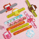 28Pcs Slap on Bracelet with Valentines Day Cards for Kids-Classroom Exchange Gifts