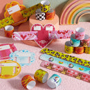 28Pcs Slap on Bracelet with Valentines Day Cards for Kids-Classroom Exchange Gifts