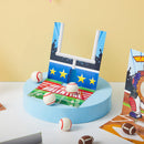 28Pcs Sports Game Erasers with Kids Valentines Cards for Classroom Exchange